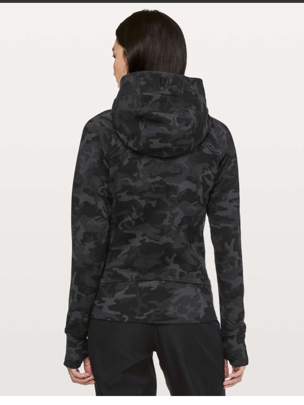 Lululemon Scuba Hoodie *Light
Cotton Fleece Incognito Camo black women’s size 8 - Picture 2 of 6